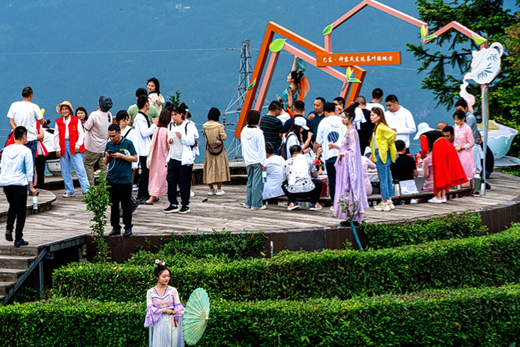 _DSC1155            图5：牛乳岭茶园游客如织             拍摄时间  2023年1月4日  .jpg